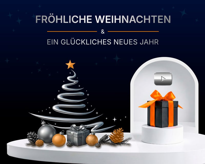 Frohe Weihnachten und ein glückliches neues Jahr.